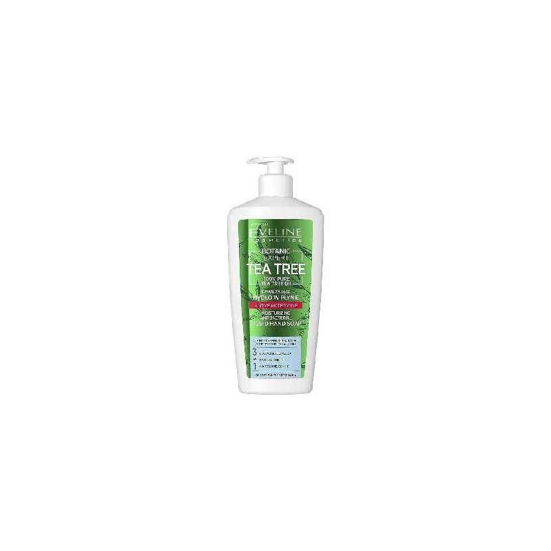 Eveline Botanic Expert Tea Tree nawilżające mydło do rąk antybakteryjne 350ml