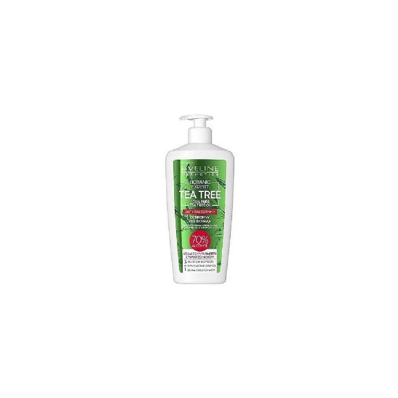 Eveline Botanic Expert Tea Tree antybakteryjny ochronny żel do rąk 350ml