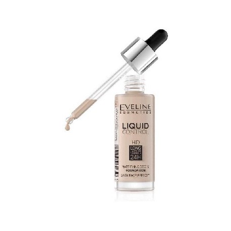 Eveline podkład w droperze Liquid Control nr016 Vanilla Beige