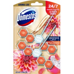 Domestos Aroma Lux Dahlia Flower & Dragonfriut Kostka toaletowa 2 x 55 g