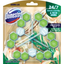 Domestos Kostka toaletowa Aroma Lux White Rose & Tea Tree Oil 3 x 55 g