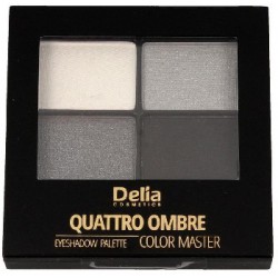 Delia Color Master Quattro Ombre 403 Ideal Smoky Eye cienie do powiek 4x1,5 kasetka