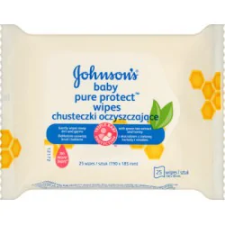 Johnson's Baby Pure Protect Chusteczki oczyszczające 25 sztuk