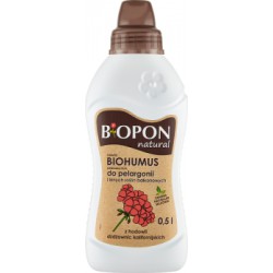 Biopon Natural Biohumus do pelargonii i innych roślin balkonowych 0,5 l