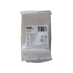 Łyżki plastikowe 100szt białe