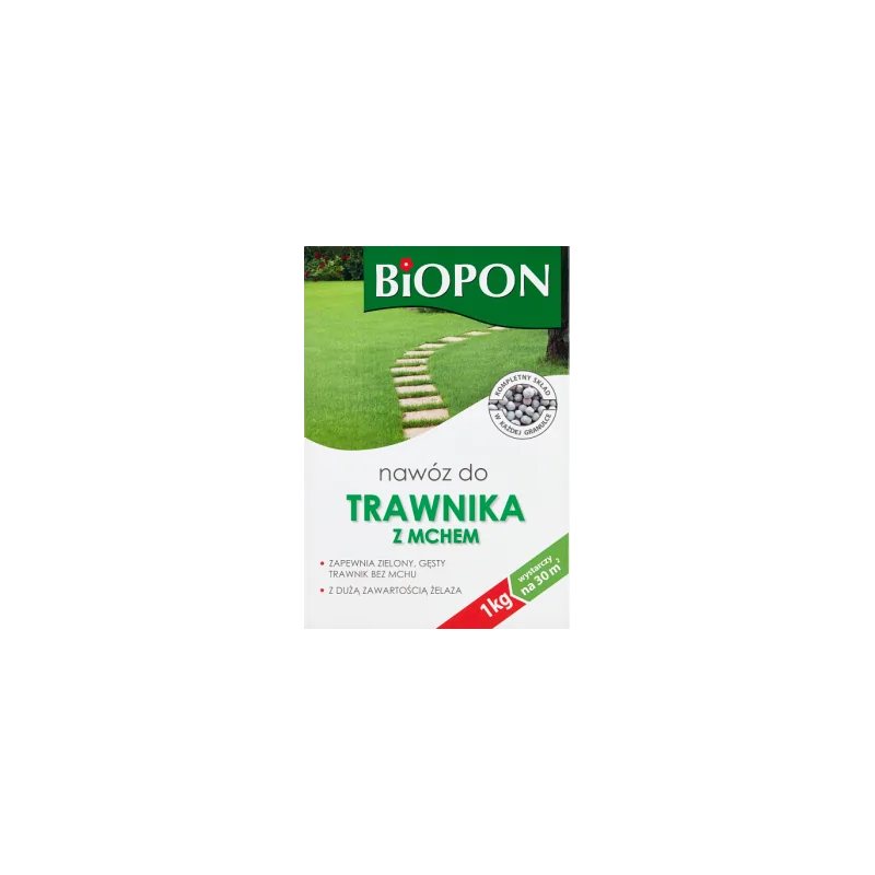 Biopon Nawóz do trawnika z mchem 1 kg