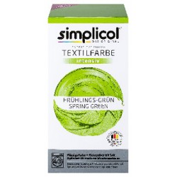 Simplicol barwnik do tkanin intensywny Wiosenna Zieleń 559g
