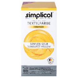 Simplicol barwnik do tkanin intensywny Słoneczny Żółty 559g