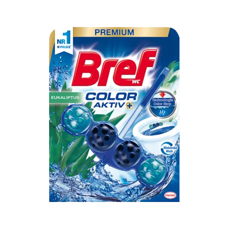 Bref WC Color Aktiv Zawieszka do muszli WC eukaliptus 50 g