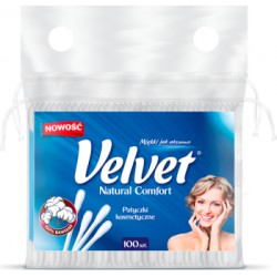 Velvet Natural Comfort Patyczki kosmetyczne 100 sztuk