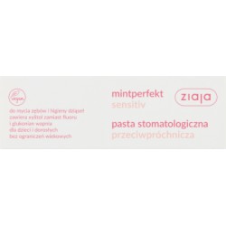 Ziaja pasta do zębów przeciwpróchnicza Sensitive Mintperfect 75ml
