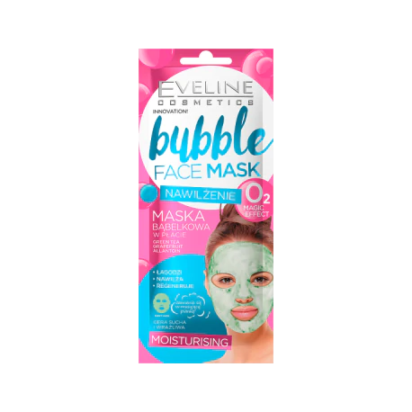 Eveline Maska bąbelkowa w płachcie Bubble Face Mask nawilżająca