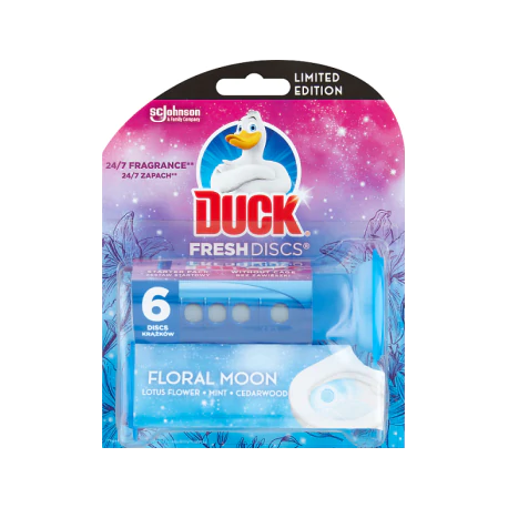 Duck Fresh Discs Floral Moon Żelowy krążek do toalety 36 ml