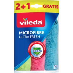 Vileda Microfibre Ultra Fresh Ściereczka 3 sztuki