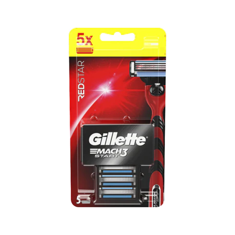 Gillette Mach3 Start Red nożyki do maszynki do golenia 5 sztuk
