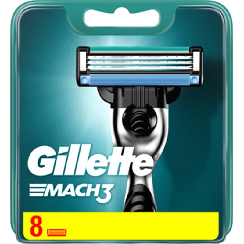 Gillette Mach3 Ostrza wymienne nożyki 8 sztuk