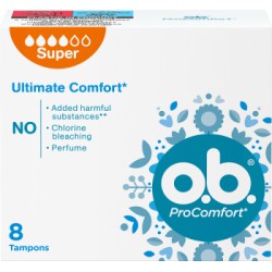 O.B. Tampony ProComfort Super 8 sztuk