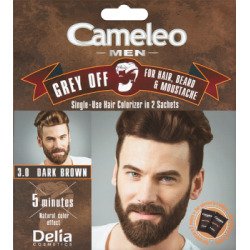 Cameleo Men Grey off 3.0 Dark Brown farba do włosów saszetka
