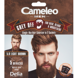 Cameleo Men Grey off 5.0 Light Brown farba do włosów saszetka