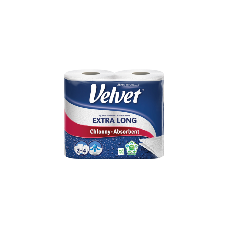Velvet Najdłuższy Ręcznik papierowy 2 rolki + 1 gratis