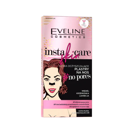 Eveline Insta Skin głęboko oczyszczające plastry na nos
