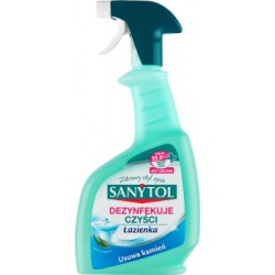 Sanytol płyn do łazienki spray czyszcząco dezynfekujący 500ml
