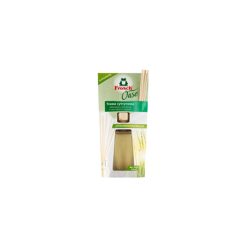 Frosch Oase odświeżacz powietrza Trawa Cytrynowa z naturalnymi olejkami 90 ml