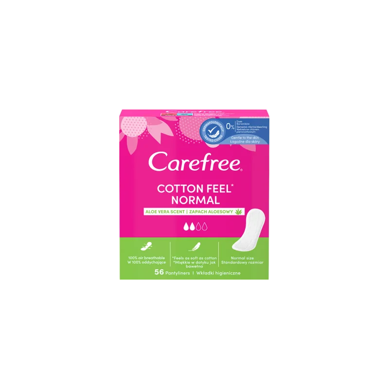 Carefree wkładki Cotton Feel Aloe 56