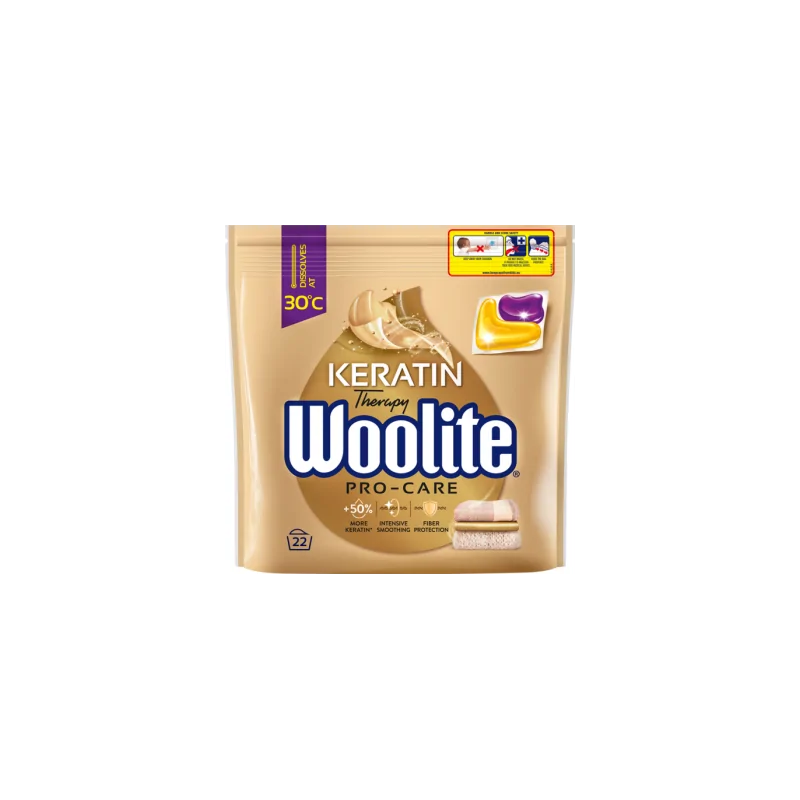 Woolite Kapsułki do prania Pro-Care z keratyną 440 g (22 prania)