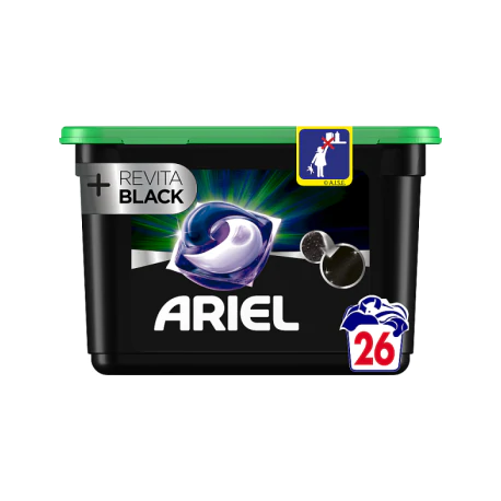 Ariel żel do prania kapsułki Black All in 1 Pods 26szt