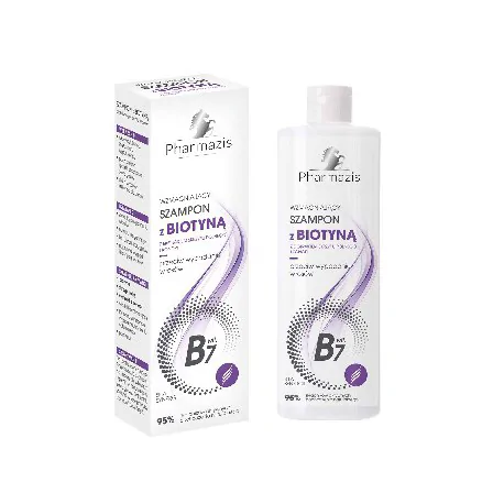 Pharmazis Wzmacniający szampon do włosów z biotyną 400 ml