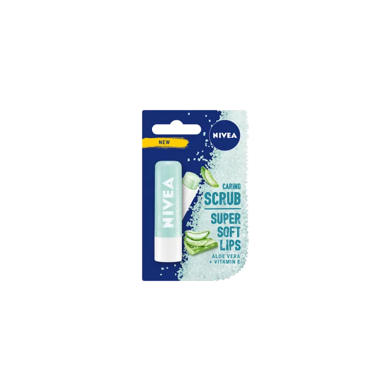 Nivea Pielęgnujący peeling do ust Aloes 4,8 g