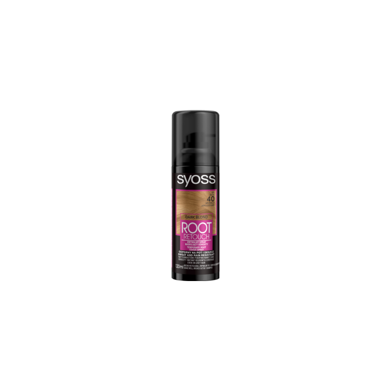 Syoss Root Retoucher Blond zmywalny spray maskujący odrosty 120ml