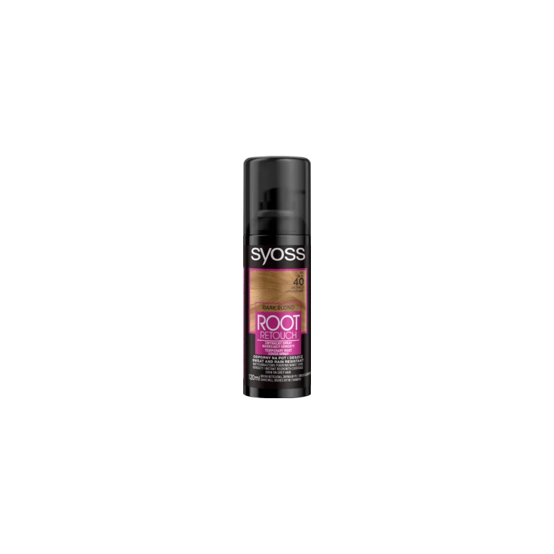 Syoss Root Retoucher Blond zmywalny spray maskujący odrosty 120ml