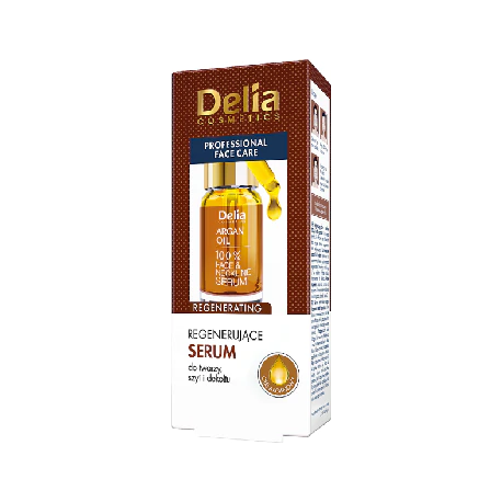 Delia Cosmetics Regenerujące serum do twarzy szyi i dekoltu 10 ml