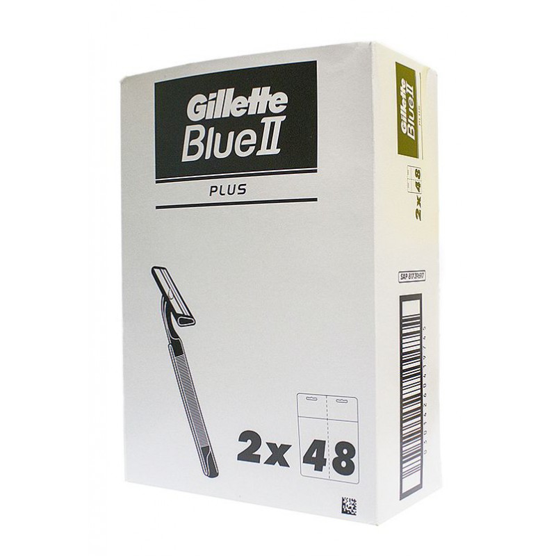 Gillette maszynki do golenia jednorazowe Blue II Plus 96szt