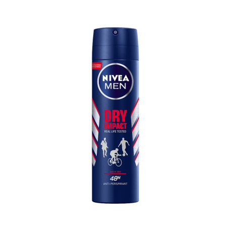 NIVEA MEN Dry Impact Antyperspirant w aerozolu 150 ml