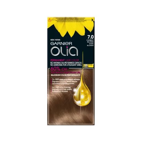 Garnier Olia Farba do włosów 7.0 Ciemny Blond New