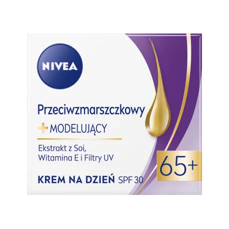 NIVEA Przeciwzmarszczkowy + Modelujący Krem na dzień SPF 30 65+ 50 ml