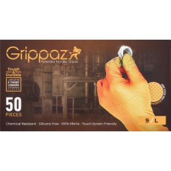 Grippaz Rękawice 9/L 50 sztuk pomarańczowe
