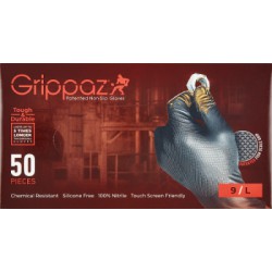 Grippaz Rękawice nitrylowe 9/L 50 sztuk