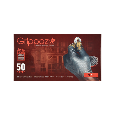 Grippaz Rękawice nitrylowe 9/L 50 sztuk