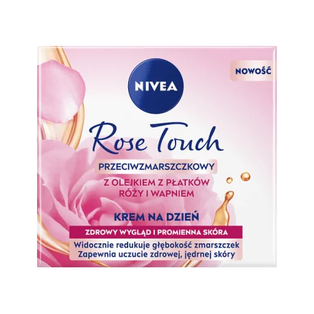 Nivea Rose Touch Przeciwzmarszczkowy Krem NA Dzień 50 ml