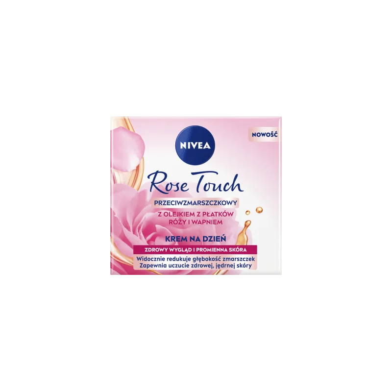 Nivea Rose Touch Przeciwzmarszczkowy Krem NA Dzień 50 ml