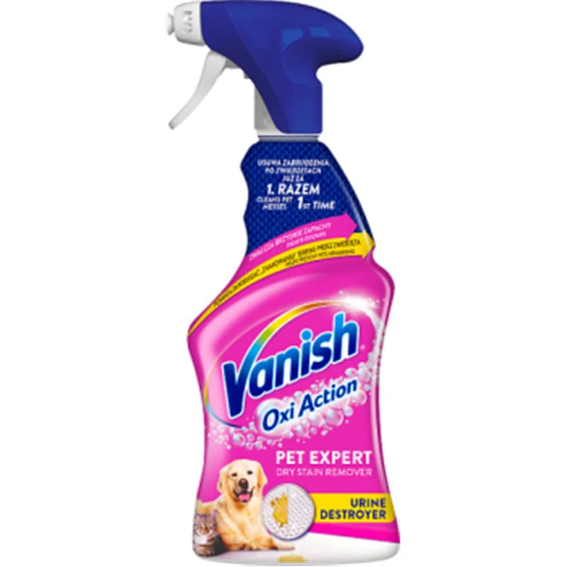 Vanish Oxi Action Pet Expert Spray czyszczący do dywanów i tapicerek 500 ml