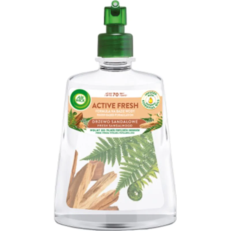 Air Wick Active Fresh Automatyczny odświeżacz powietrza wkład drzewo sandałowe 228 ml