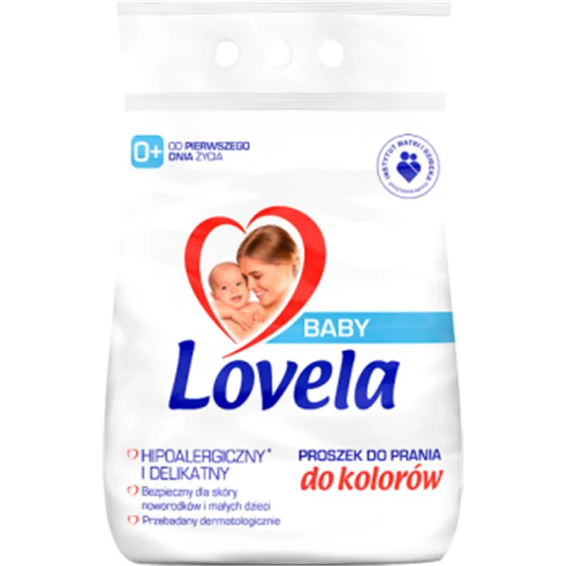 Lovela Baby Hipoalergiczny proszek do prania do kolorów dla dzieci 2,7 kg (27 prań)