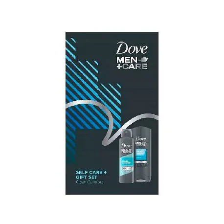 Dove Zestaw Clean Comfort (Żel pod prysznic 400ml + Dezodorant spray 150ml)
