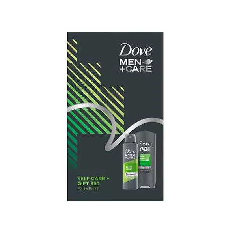 Dove Zestaw Extra Fresh (Żel pod prysznic 400ml + Dezodorant spray 150ml)