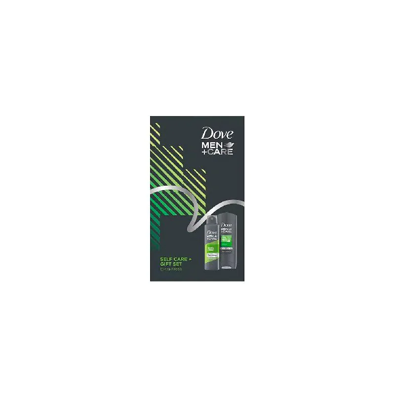 Dove Zestaw Extra Fresh (Żel pod prysznic 400ml + Dezodorant spray 150ml)